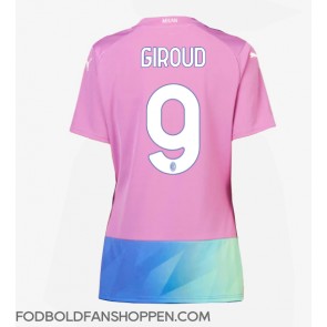 AC Milan Olivier Giroud #9 Tredjetrøje Dame 2023-24 Kortærmet